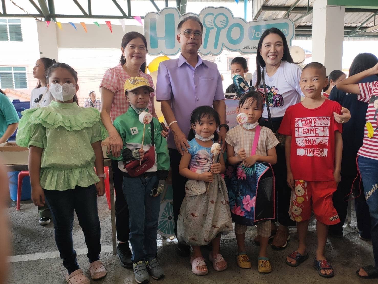 แฟรนไชส์ Hello ไอติมเผา grilled marshmallow icecream