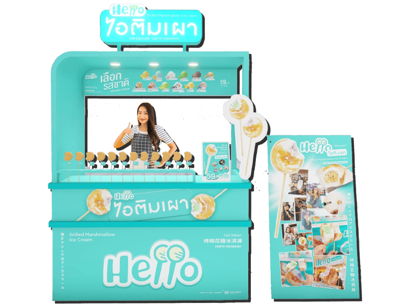 แฟรนไชส์ Hello ไอติมเผา 1