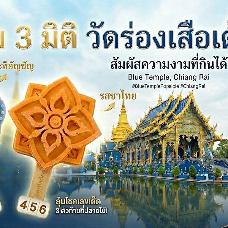 ไอติม 3 มิติ วัดร่องเสือเต้น 2 ไอติม 3 มิติ วัดร่องเสือเต้น 2