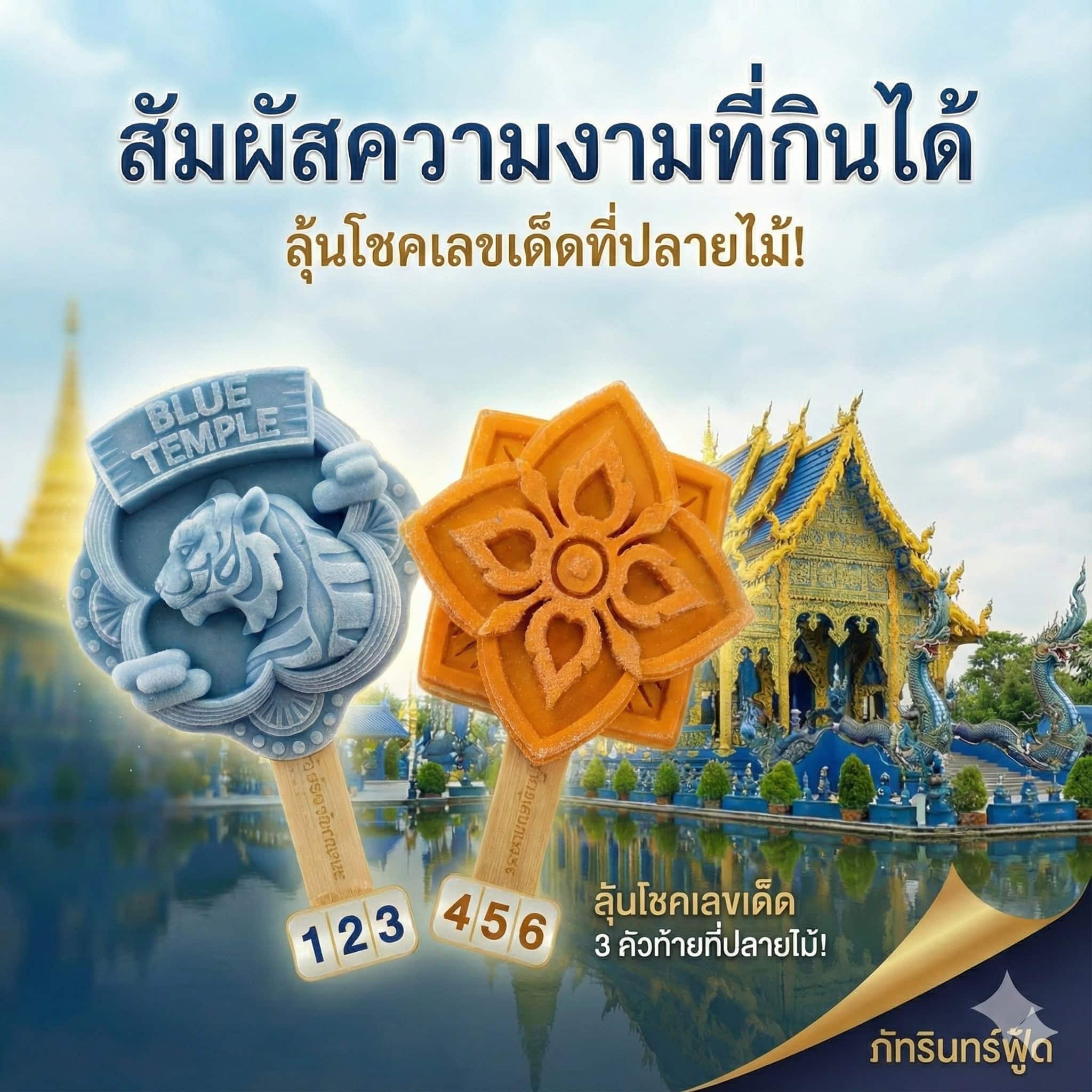 ไอติม 3 มิติ วัดร่องเสือเต้น